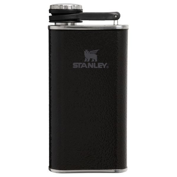 Easy-Fill Wide Mouth Flask 230 ml Hammertone Black