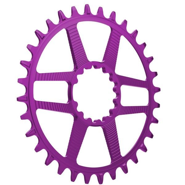 Helix R Guidering | DM | 34T | 52/55mm Flip Flop | Eggplant