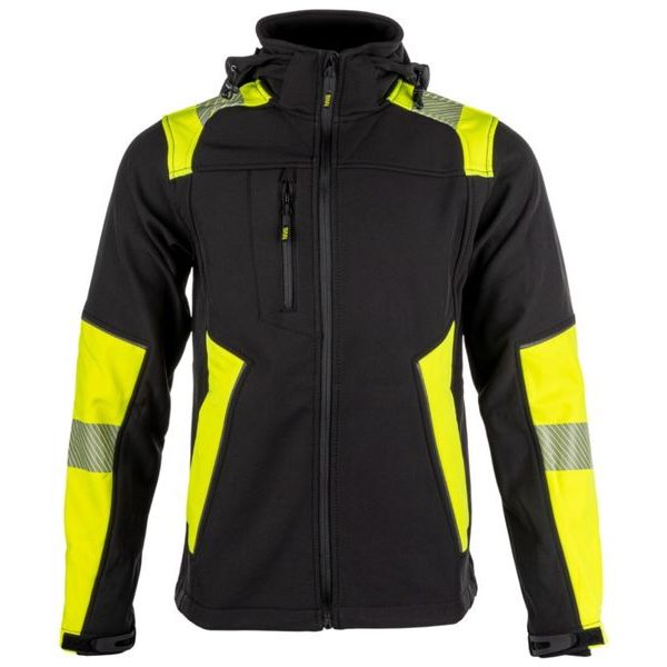 REFLECTOS Jacket black/yellow