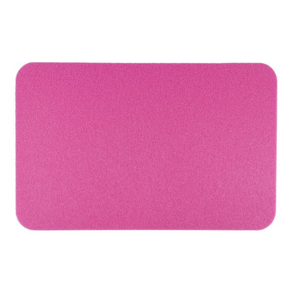 Obdelníkové sedátko bez ucha - růžové