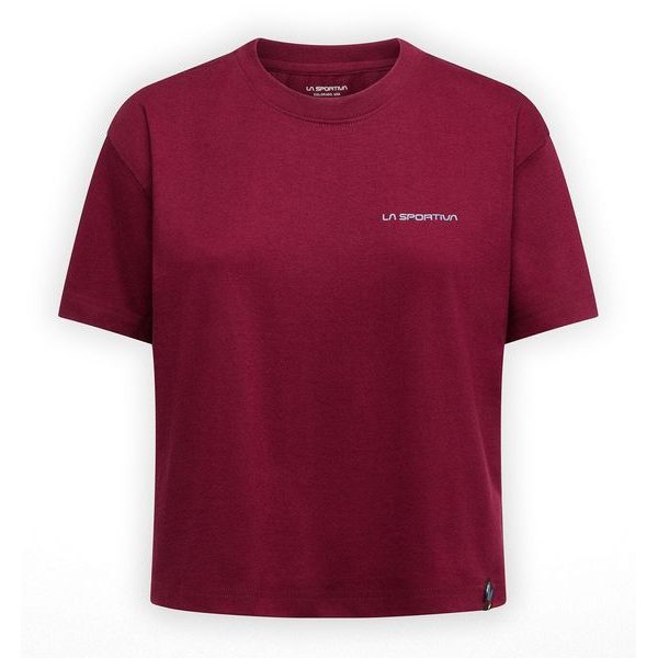 Trilogy Crop T-Shirt W Redwood/Limestone