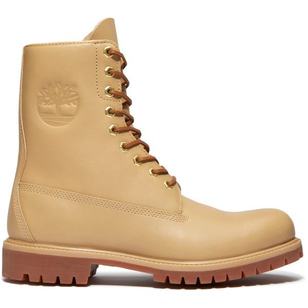8 Inch Premium WP Boot Medium Beige Full Grain