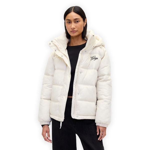 818712-01 Prošívaná nepromokavá bunda PrimaLoft® Béžová