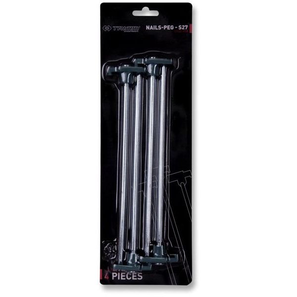 NAILS-PEG - S27 silver - sada 4 ks