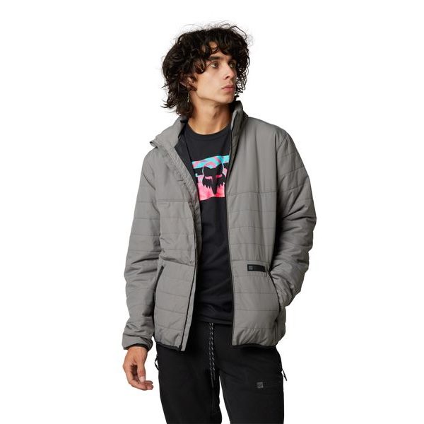 Howell Puffy Jacket Dark Grey