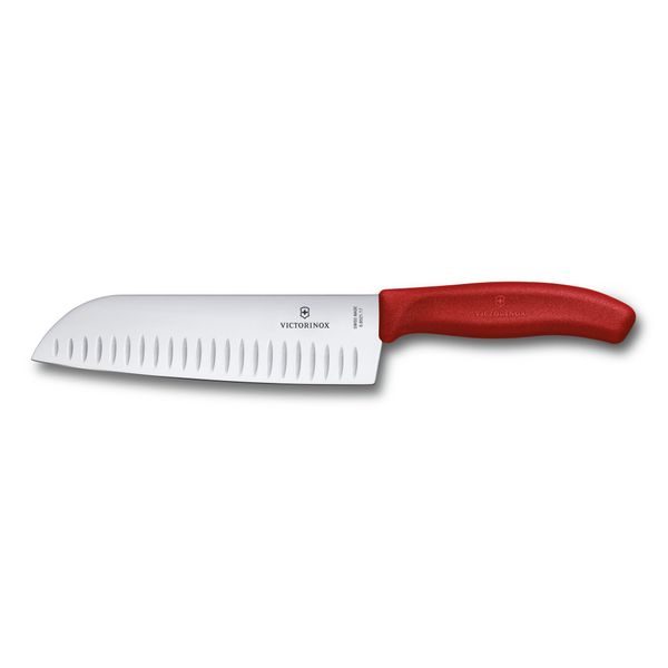 6.8521.17B Santoku Swiss Classic,17 cm, červený