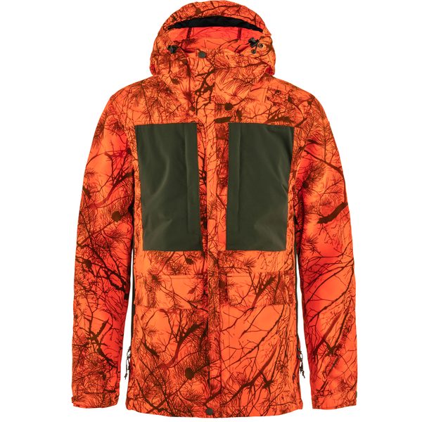Lappland Hybrid Jacket M Orange Multi Camo-Deep Forest