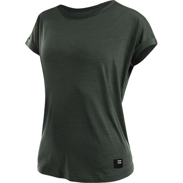 MERINO AIR traveller dámské triko kr.rukáv olive green