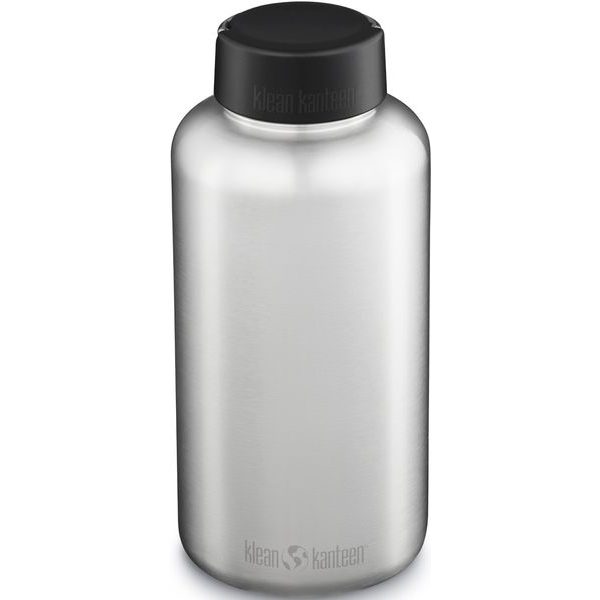 Wide w/Wide Loop Cap - brushed stainless 1900 ml