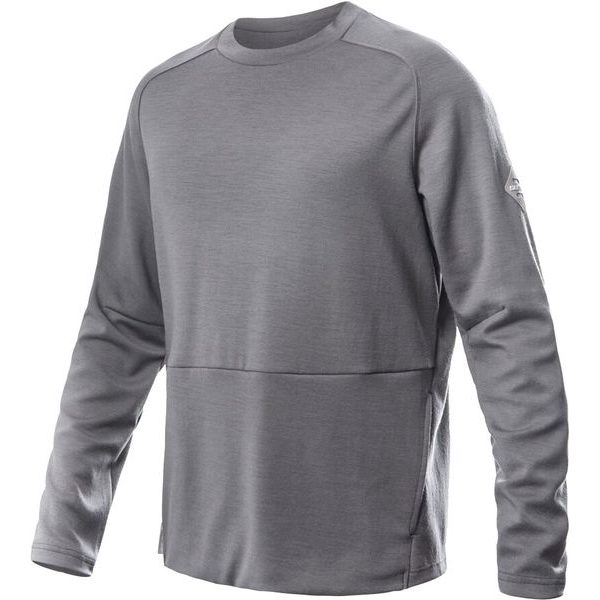 MERINO UPPER traveller pánská mikina šedá