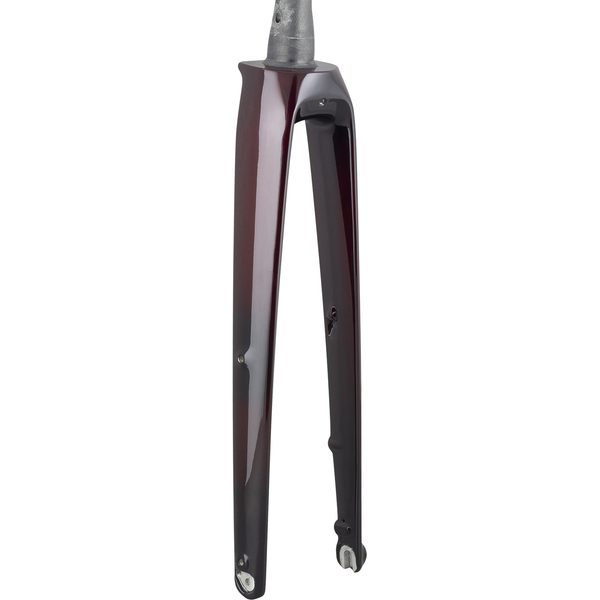 Fork Rigid Trek FX Sport Carbon Thru-Skew Red Carbon Smoke
