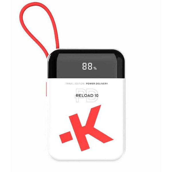 DN56C-PD20 powerbank Reload 10 Travel, 20W PD, 10 000mAh, USB A+C
