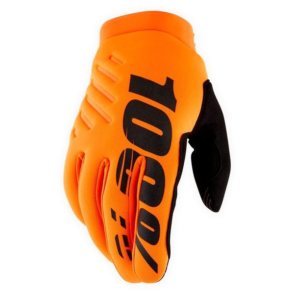 BRISKER Youth Gloves Fluo Orange/Black