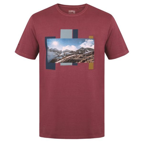 Tee Skyline M bordo