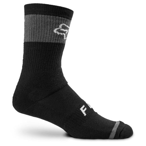 8" Defend Winter Sock Black