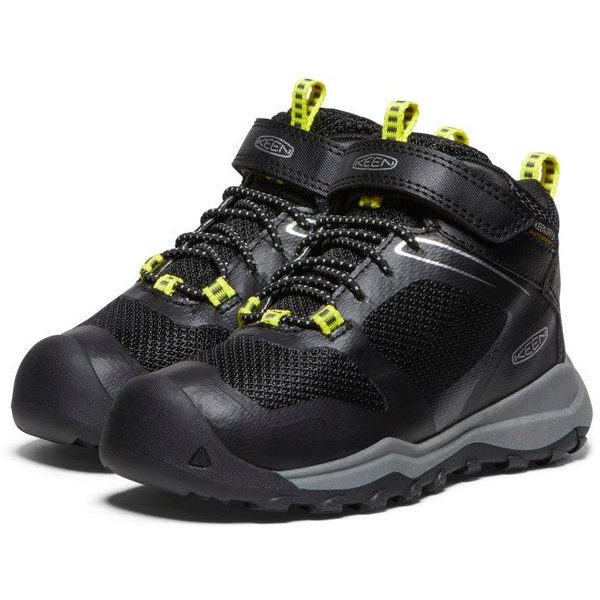 WANDURO MID WP CHILDREN, black/silver
