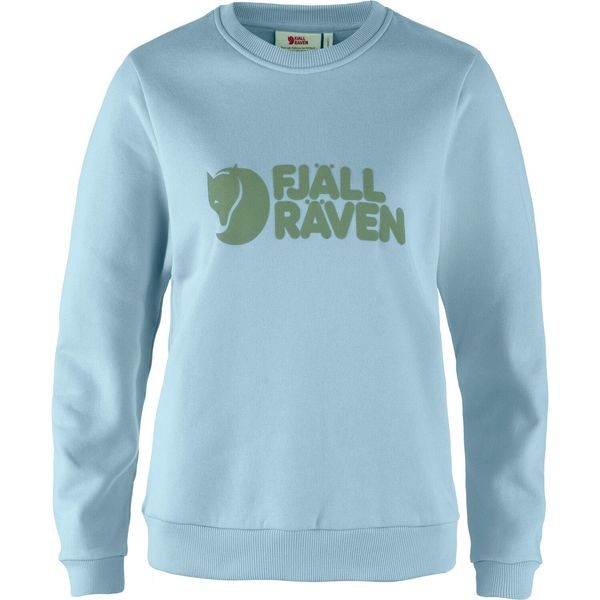 Fjällräven Logo Sweater W Breeze Blue-Patina Green