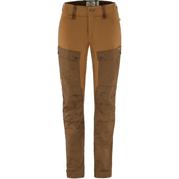 Keb Trousers Curved W Short, Timber Brown-Chestnut