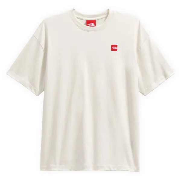 M TNF Red Box S/S Tee WHITE DUNE