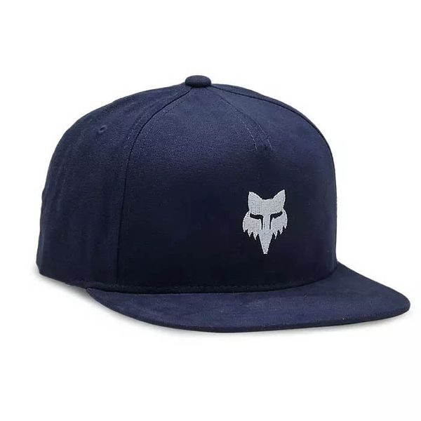 Fox Head Snapback Hat, Midnight