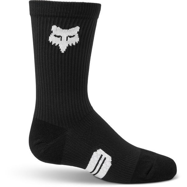 Yth 6" Ranger Crew Sock, Black