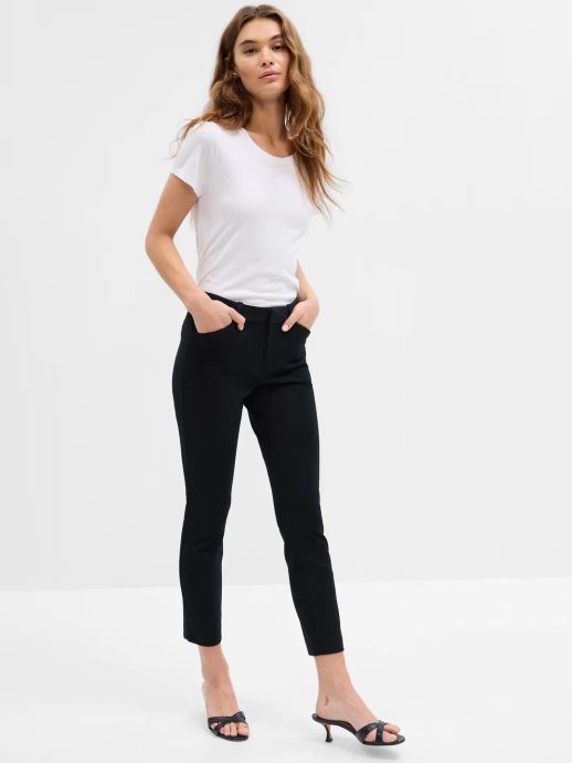 GAP 460973-00 Elegantní kalhoty skinny, Černá