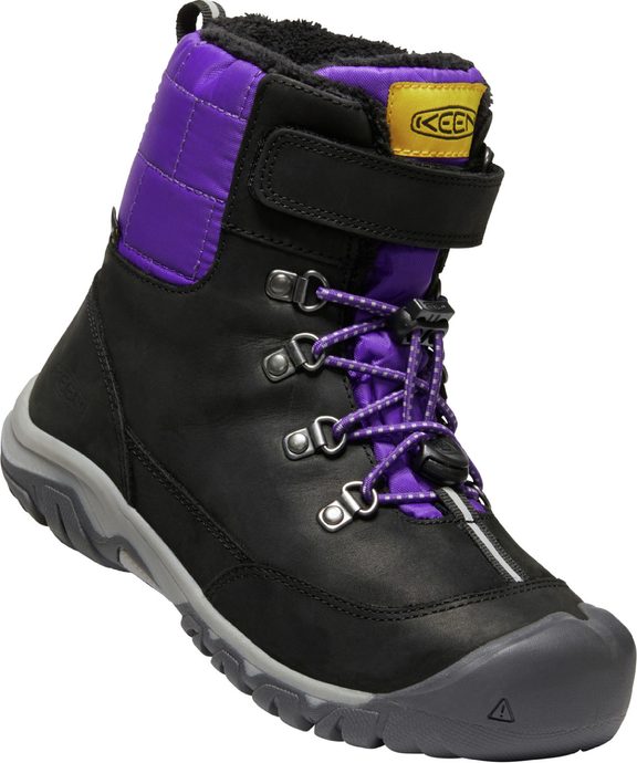 KEEN GRETA BOOT WP YOUTH black/purple