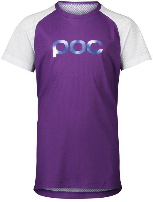 POC Y's Essential MTB Tee Sapphire Purple/Hydrogen White