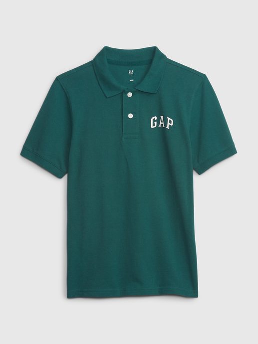 GAP 772817-00 Dětské polo tričko s logem Zelená