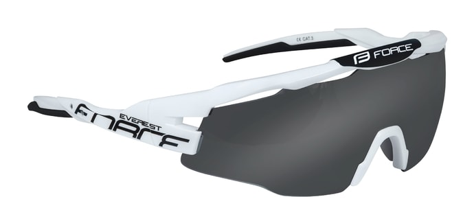 FORCE EVEREST, white-black, black glass