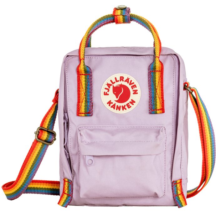 FJÄLLRÄVEN Kånken Rainbow Sling Pastel Lavender-Rainbow