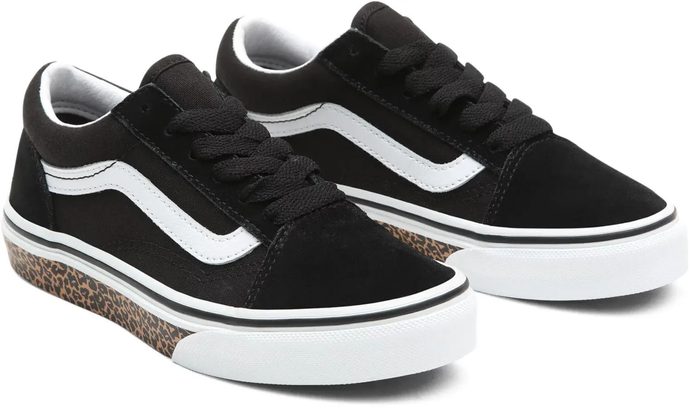 VANS JN Old Skool (ANIMAL SIDEWALL)LEPRDBLK