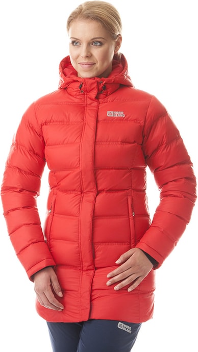 NORDBLANC NBWJL5843 ENDURE red - women's down parka action