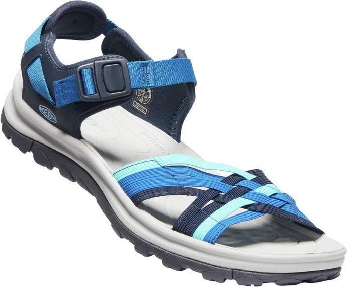 KEEN TERRADORA II STRAPPY OPEN TOE WOMEN, navy/mykonos blue