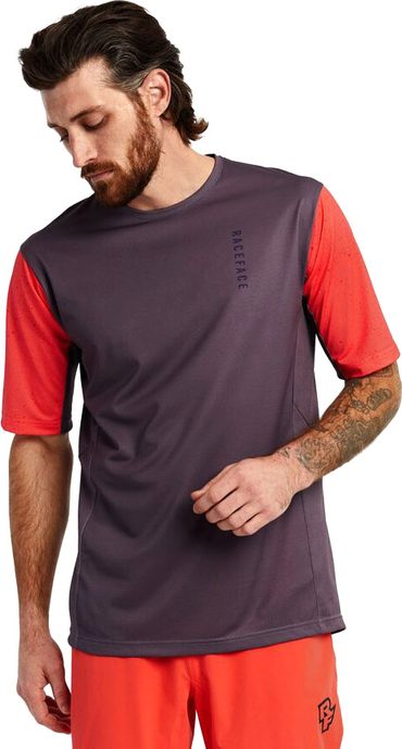 RACE FACE INDY jersey neck sleeve coral