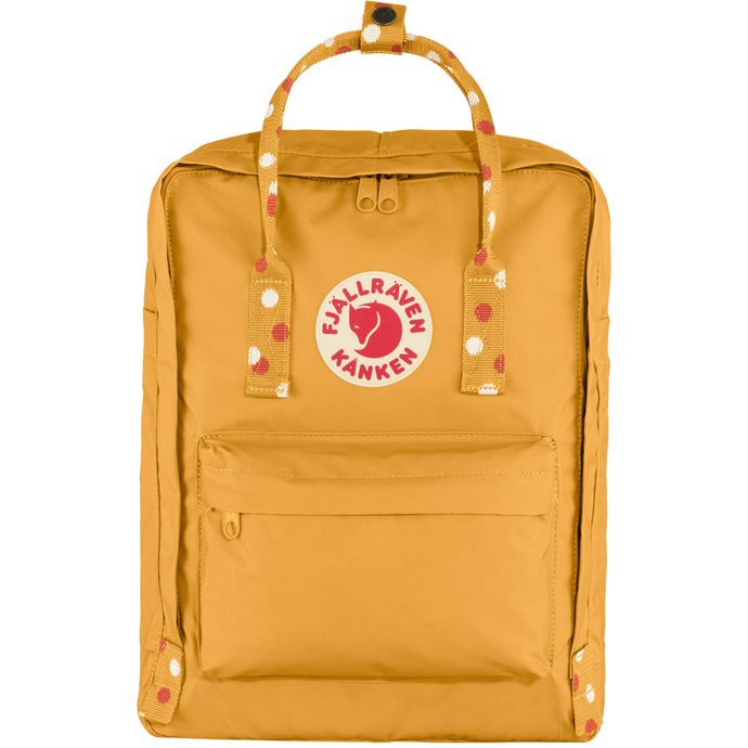 FJÄLLRÄVEN Kånken 16 Ochre-Confetti Pattern