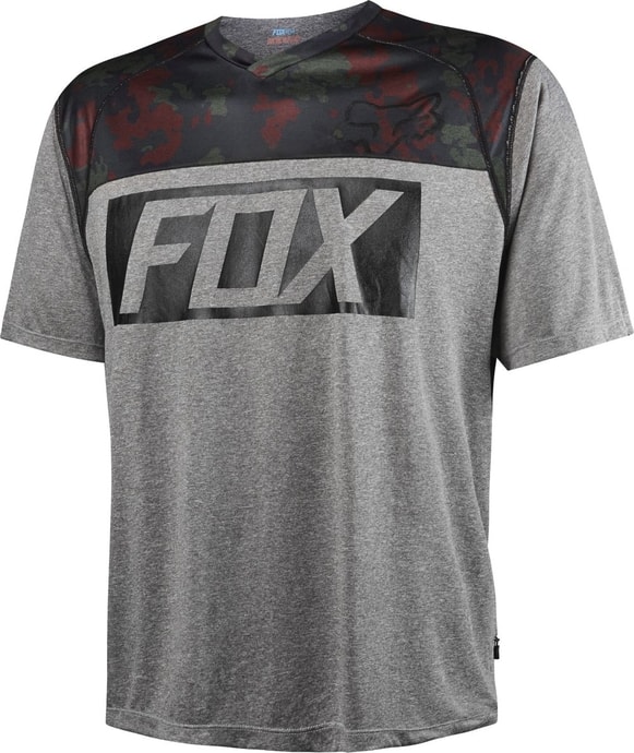 FOX 14141-185 INDICATOR Heather Graphite - cyklistický dres