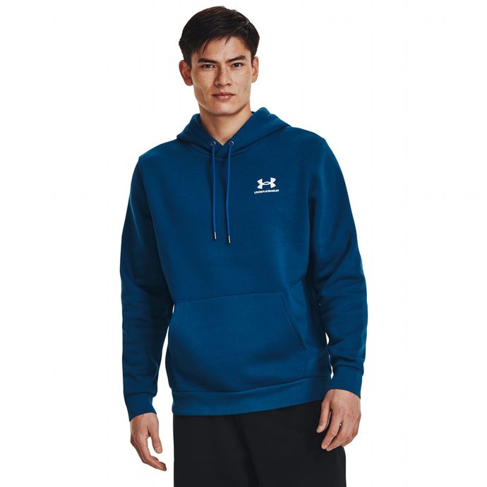 UNDER ARMOUR Essential Fleece Hoodie-BLU