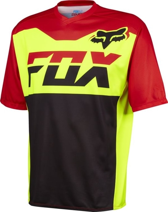 FOX Covert racing Flo Yellow - cyklistický dres