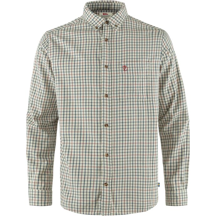 FJÄLLRÄVEN Sörmland Lite Flannel Shirt M Chalk White-Dark Navy