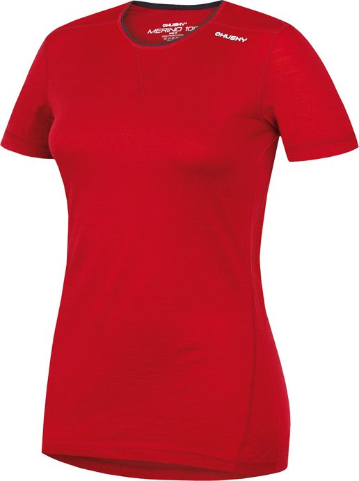 HUSKY Short T-shirt for women red