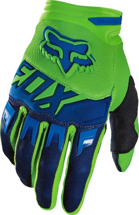 FOX 14999-395 DIRTPAW RACE Flo Green - MX Rukavice