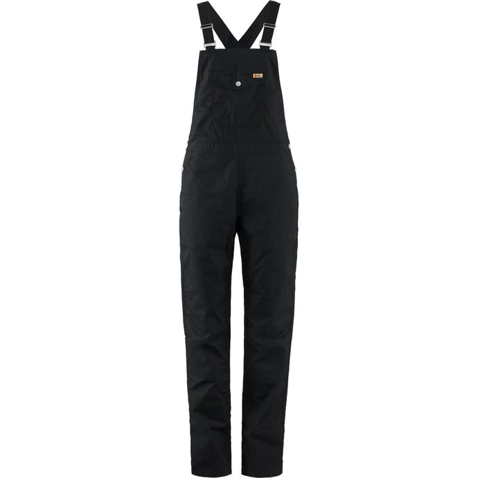 FJÄLLRÄVEN Vardag Dungaree Trousers W, Black