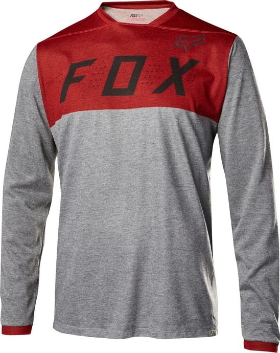 FOX Indicator Ls Jersey Heather Red