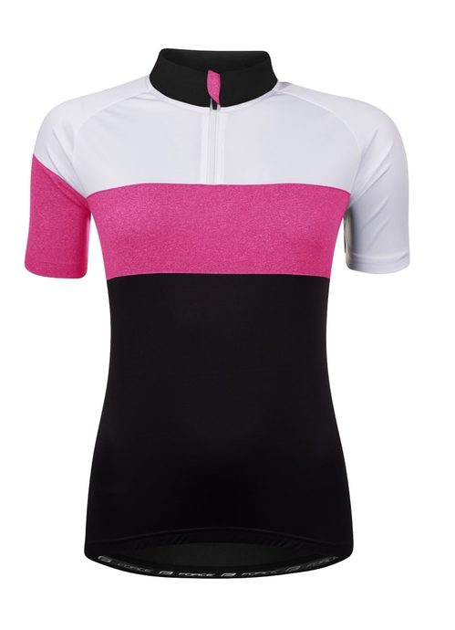 FORCE VIEWADY neck sleeve black-white-pink