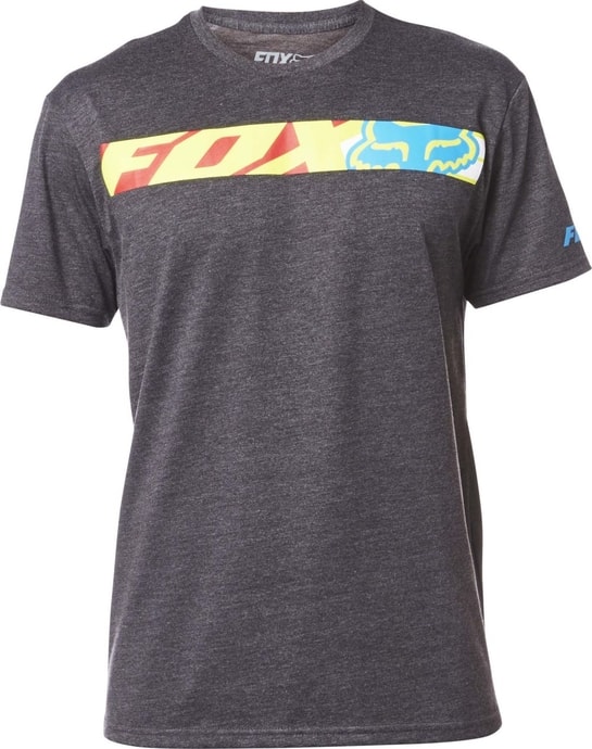 FOX Transport Race Ss Tee Heather Black