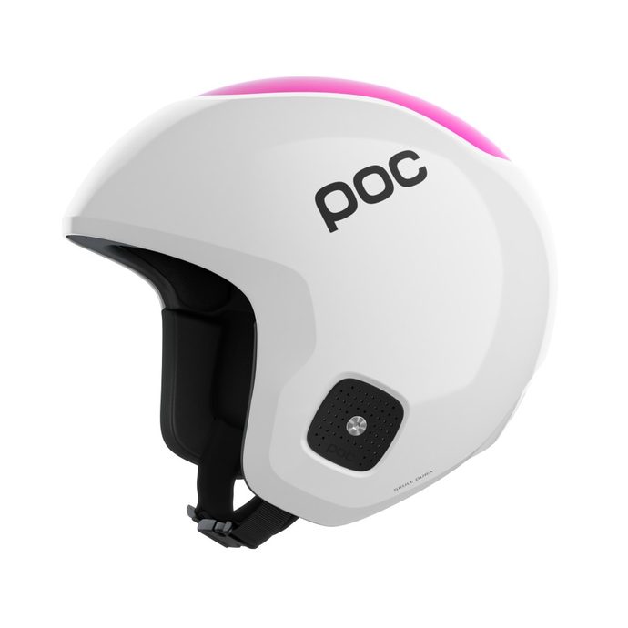 POC Skull Dura Jr Hydrogen White/Flourescent Pink