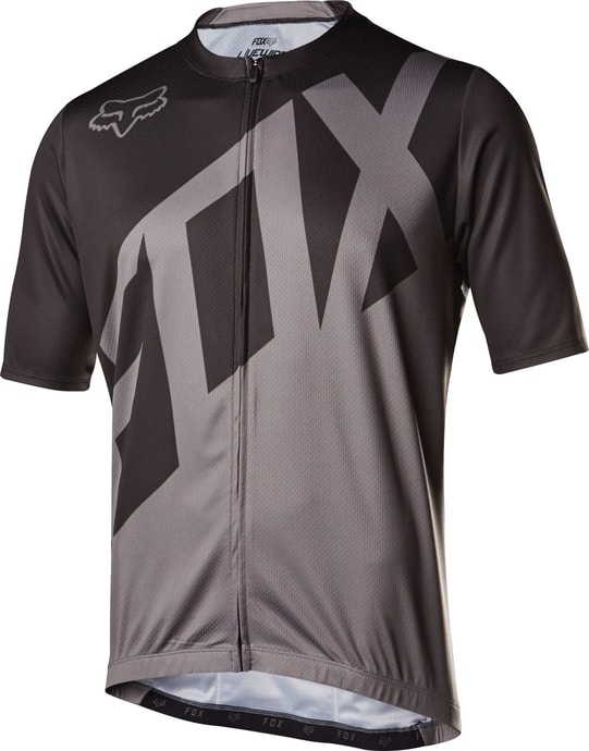 FOX Livewire Ss Jersey Black Charcoal