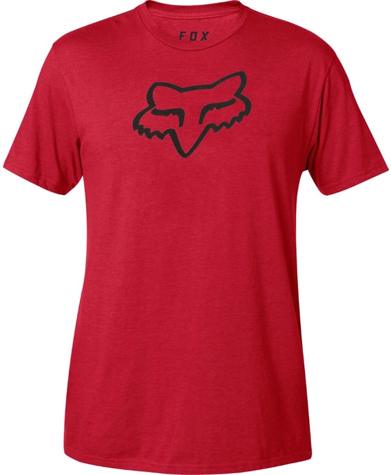 FOX Legacy Foxhead Premium Tee, dark red