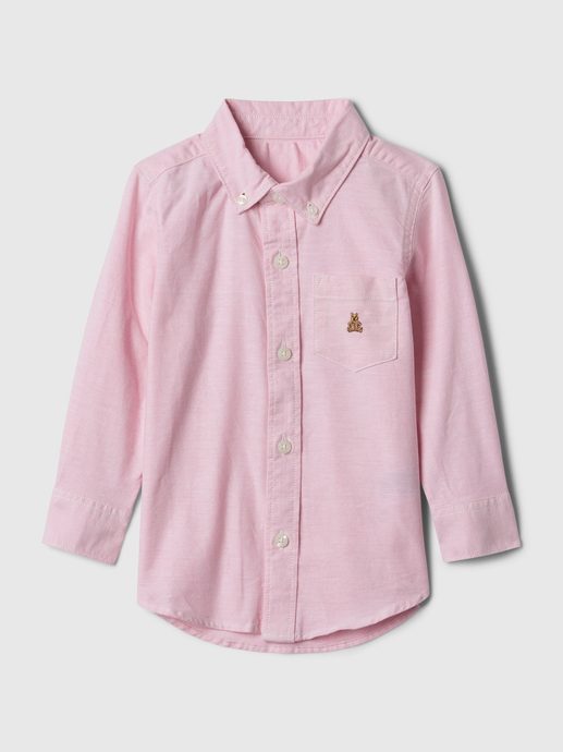 GAP 886608-00 Dětská oxford košile Růžová